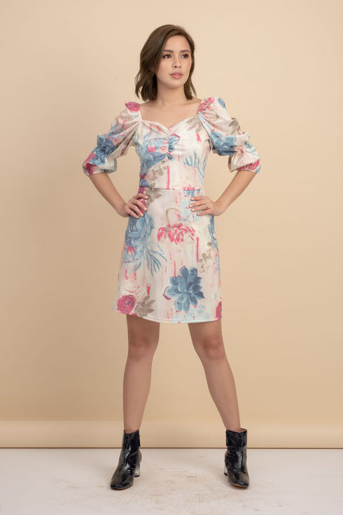 Joline Printed Floral Dress