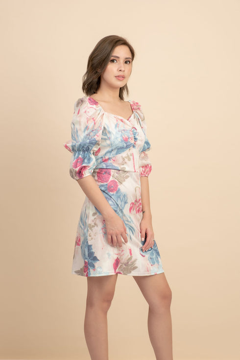 Joline Printed Floral Dress