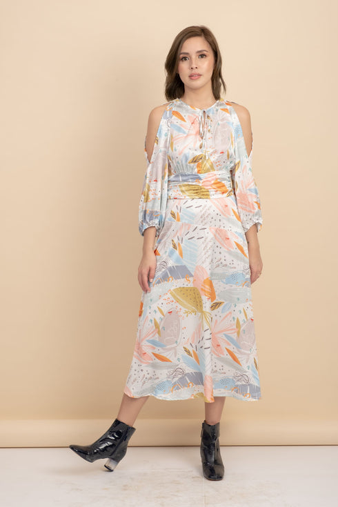 Jessie Silk Printed Dress