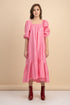 Gia Neon Pink Maxi Dress
