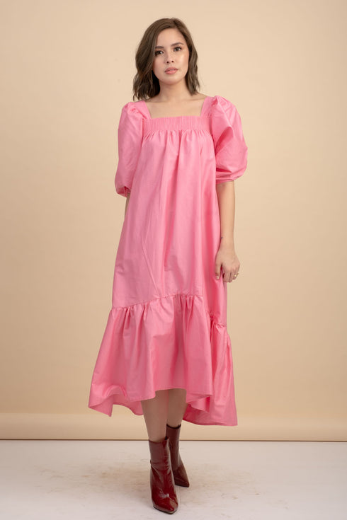 Gia Neon Pink Maxi Dress