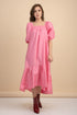 Gia Neon Pink Maxi Dress