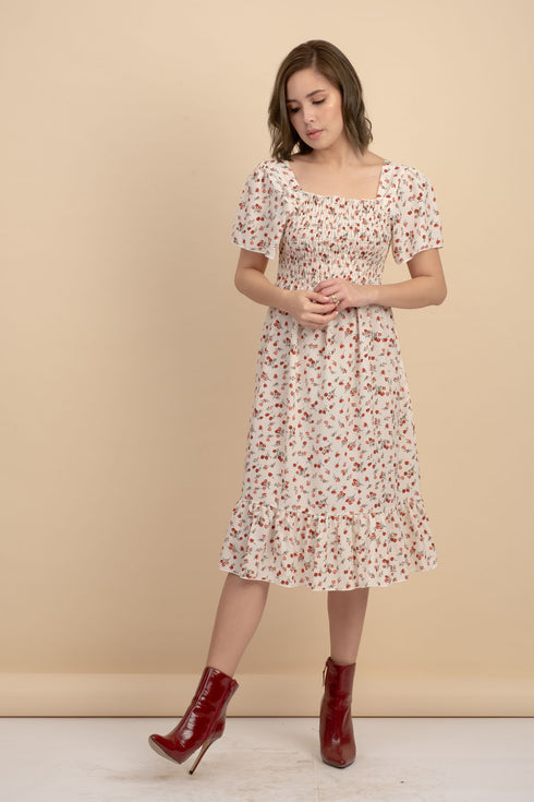 Linda Floral Dress