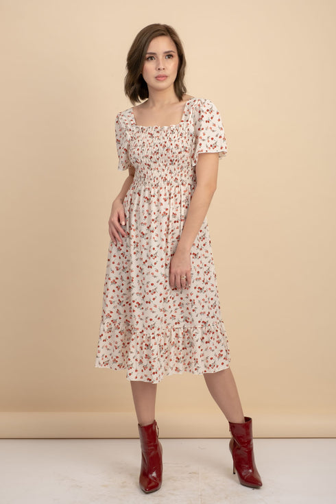 Linda Floral Dress