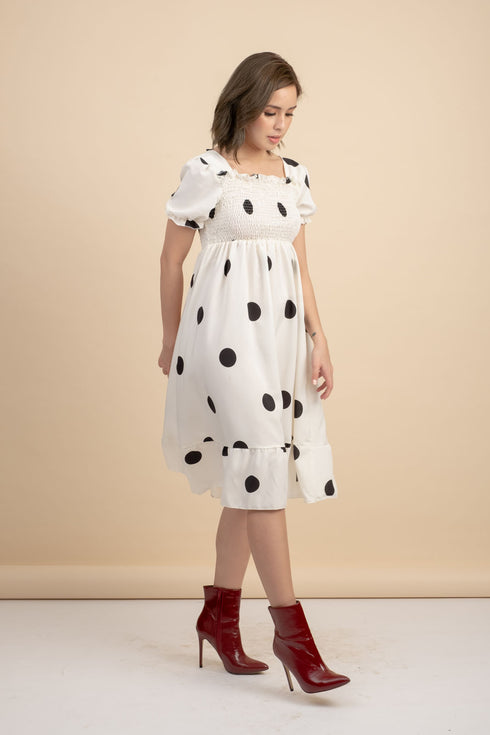 Rosalie Polka Dress