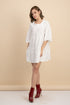 Weslynn White Babydoll Dress