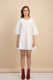 Weslynn White Babydoll Dress