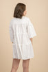 Weslynn White Babydoll Dress