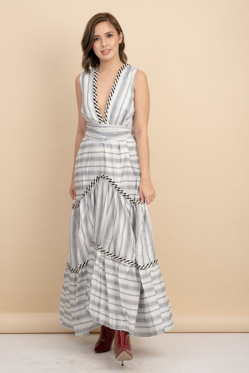 Holiday 01 Linen Maxi Dress
