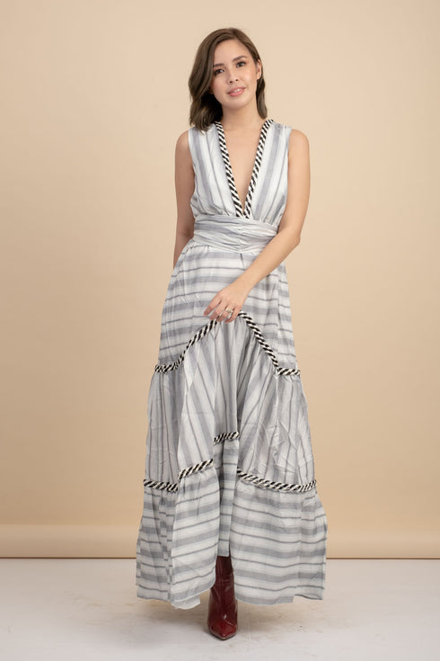Holiday 01 Linen Maxi Dress