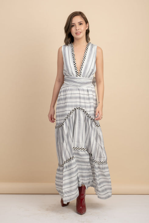 Holiday 01 Linen Maxi Dress