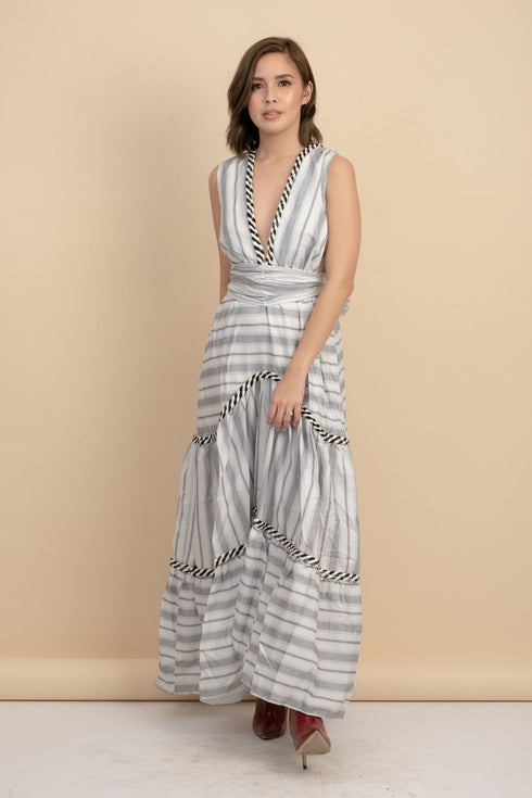 Holiday 01 Linen Maxi Dress