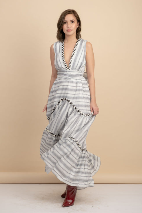 Holiday 01 Linen Maxi Dress
