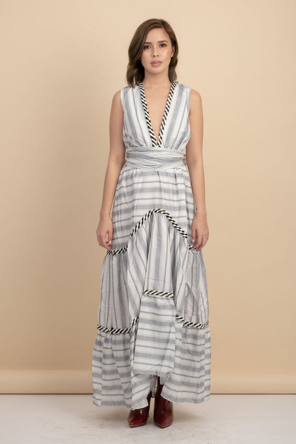 Holiday 01 Linen Maxi Dress