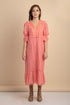 Alexa Pink Midi Dress