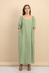 Carrie Mint Linen Maxi Dress