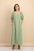 Carrie Mint Linen Maxi Dress