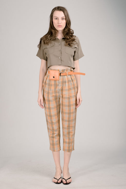 Femme Pants with Belt Bag