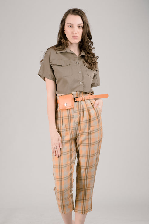 Femme Pants with Belt Bag