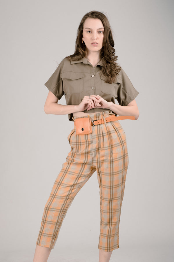 Femme Pants with Belt Bag