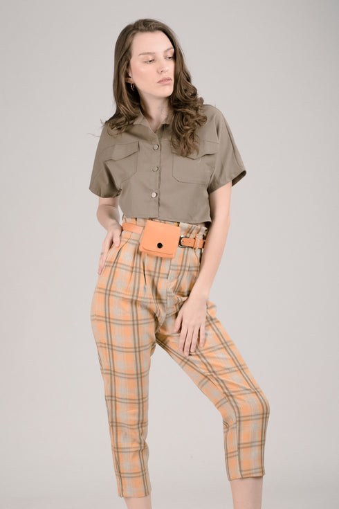 Femme Pants with Belt Bag