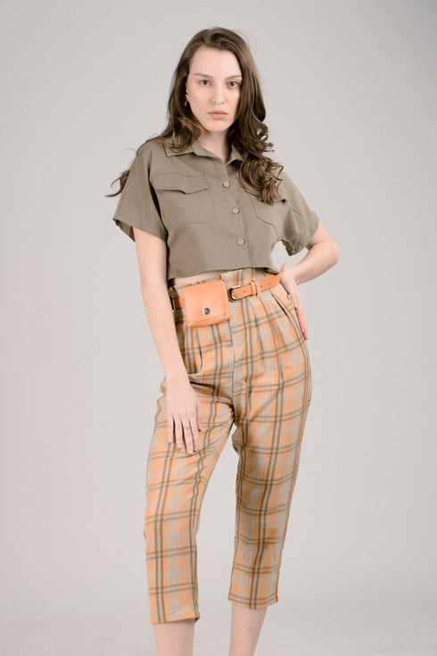 Femme Pants with Belt Bag