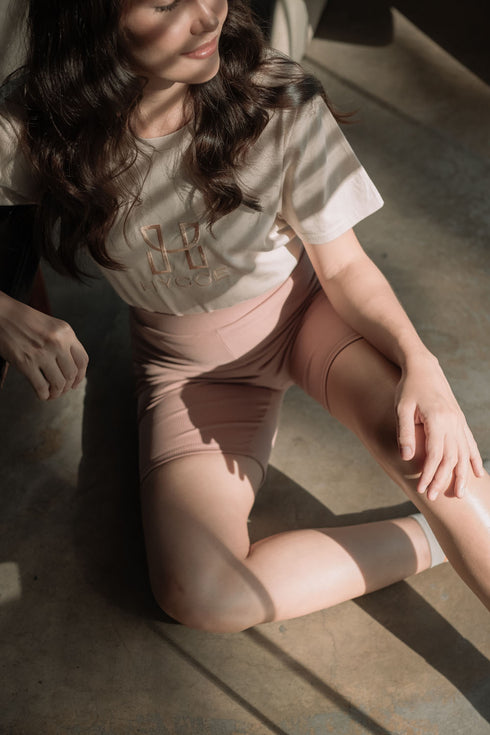 Shop Hygge x GS: Biker Shorts in Old Rose