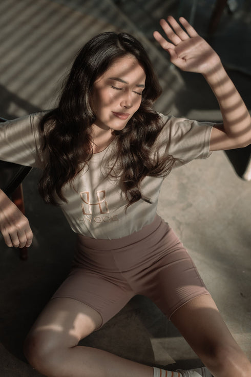 Shop Hygge x GS: Biker Shorts in Old Rose