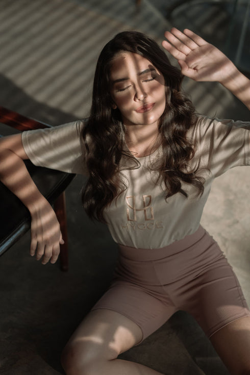 Shop Hygge x GS: Oversized Shirt in Sand