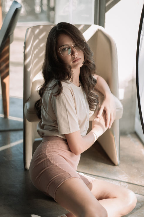 Shop Hygge x GS: Biker Shorts in Old Rose