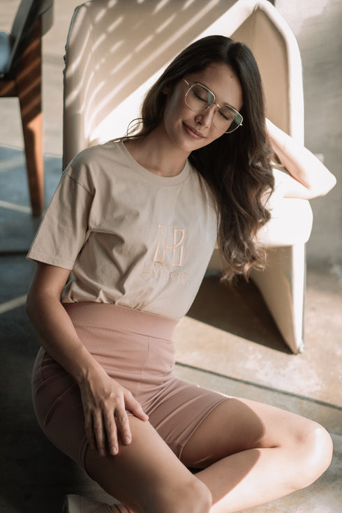 Shop Hygge x GS: Oversized Shirt in Sand