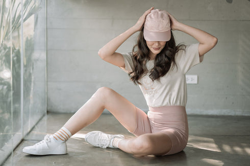 Shop Hygge x GS: Biker Shorts in Old Rose