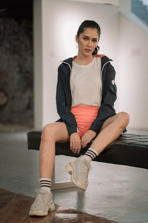 Shop Hygge x GS: Biker Shorts in Neon Pink