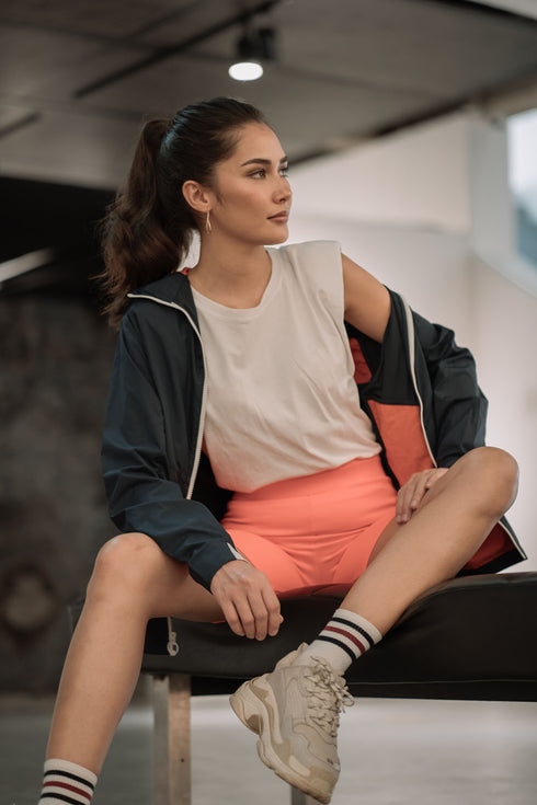 Shop Hygge x GS: Biker Shorts in Neon Pink