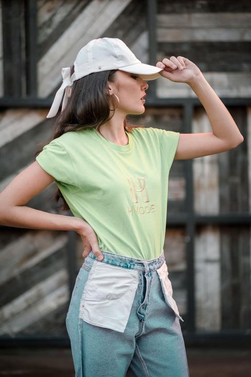 Shop Hygge x GS: Oversized Shirt in Lime