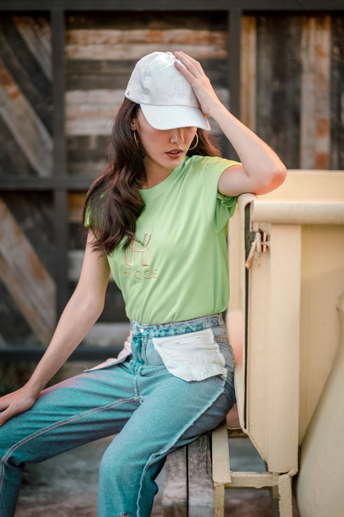 Shop Hygge x GS: Oversized Shirt in Lime