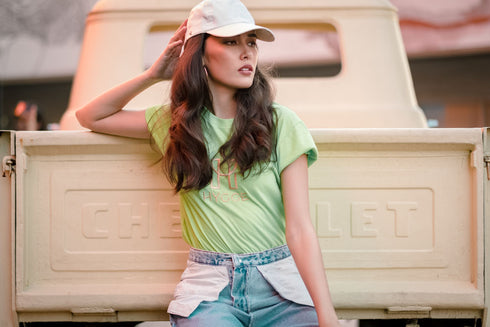 Shop Hygge x GS: Oversized Shirt in Lime