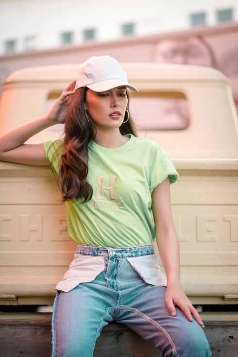 Shop Hygge x GS: Oversized Shirt in Lime