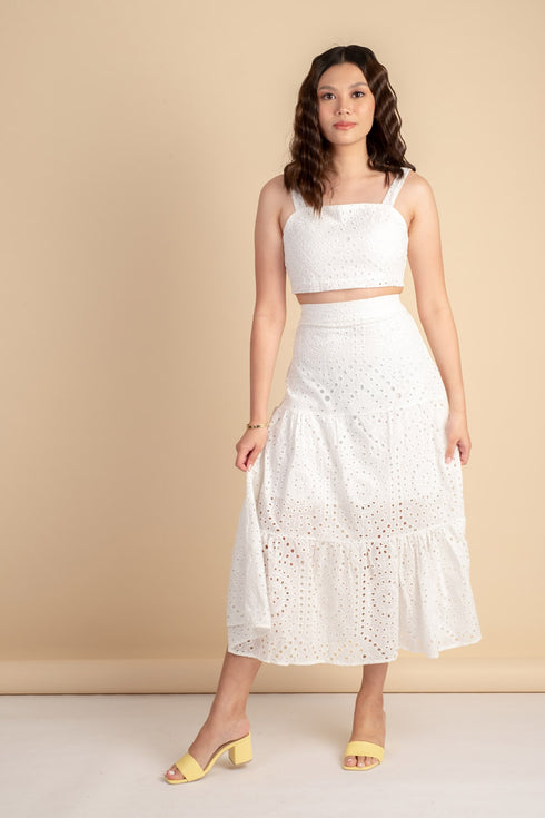 Marie Coord Set in White