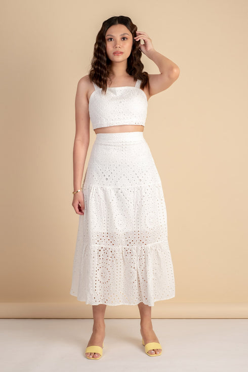 Marie Coord Set in White