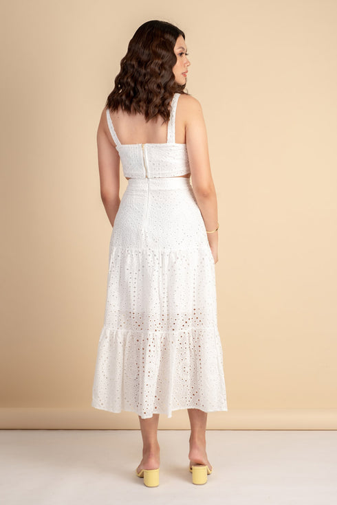 Marie Coord Set in White