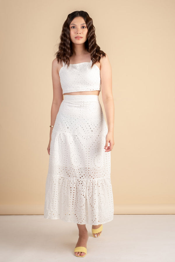 Marie Coord Set in White