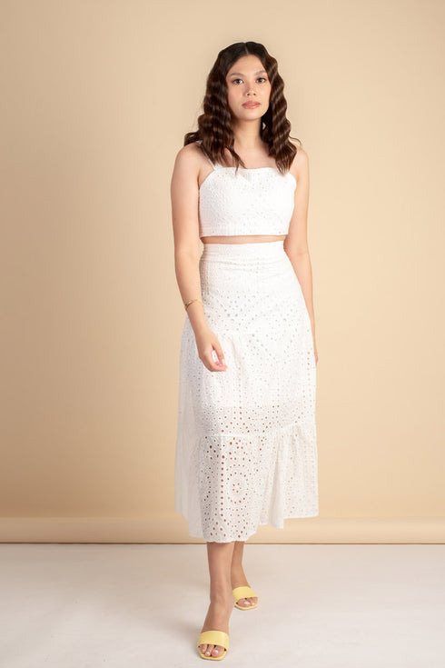 Marie Coord Set in White