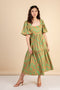 Fayette Green Floral Dress