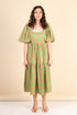 Fayette Green Floral Dress