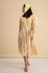 Delphine Peterpan Dress in Pale Yellow