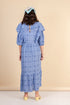 Marseille Blue Eyelet Dress
