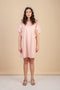 Sofie Bubble Sleeve Dress in Pink