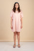 Sofie Bubble Sleeve Dress in Pink