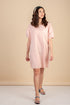 Sofie Bubble Sleeve Dress in Pink